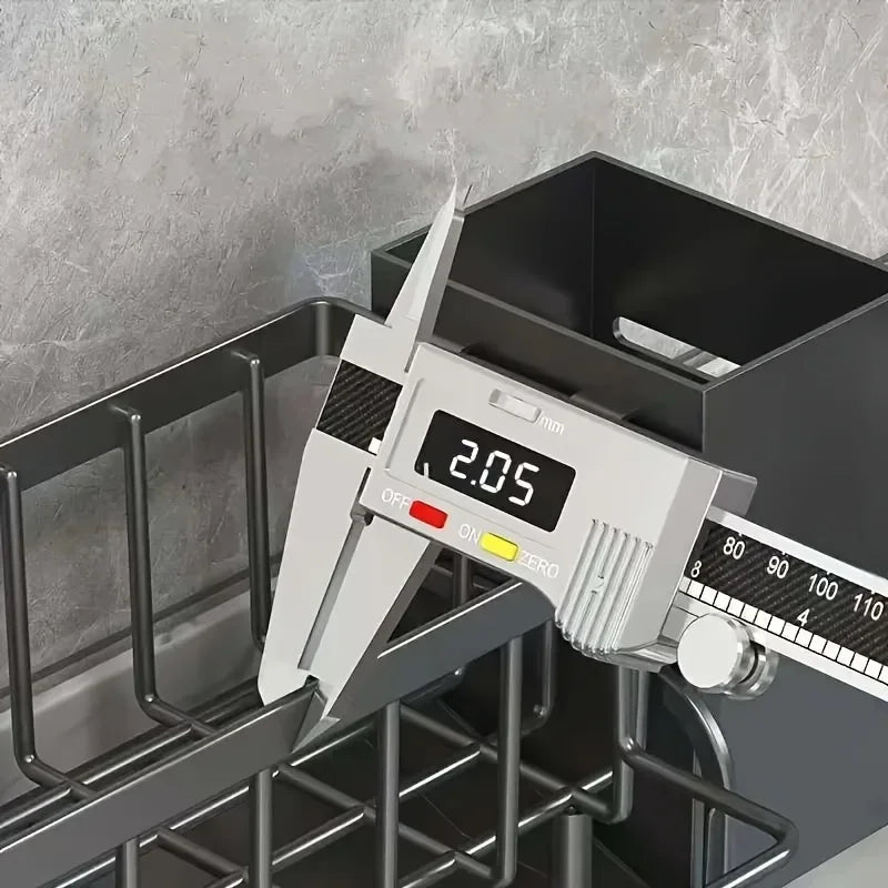 No-Drill Kitchen Sink Organizer & Sponge Caddy