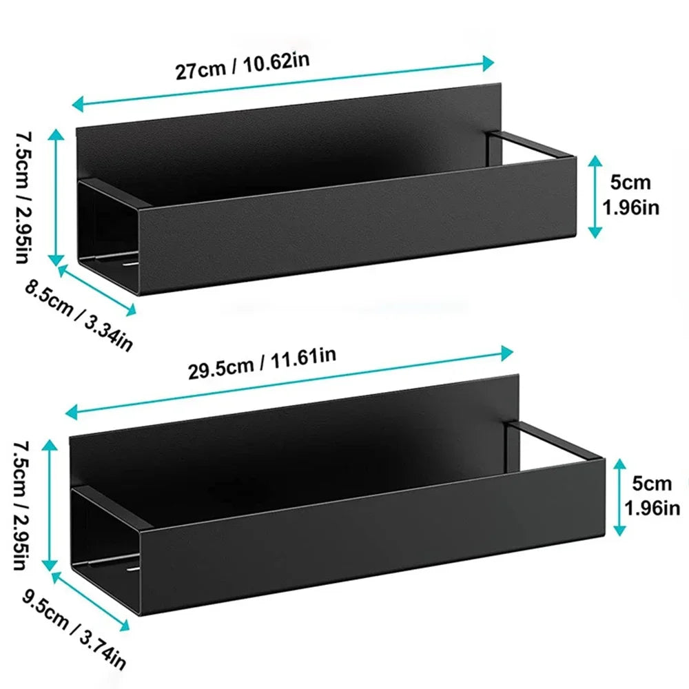 Magnetic Fridge Shelf Organizer — Space-Saving Kitchen Storage Rack