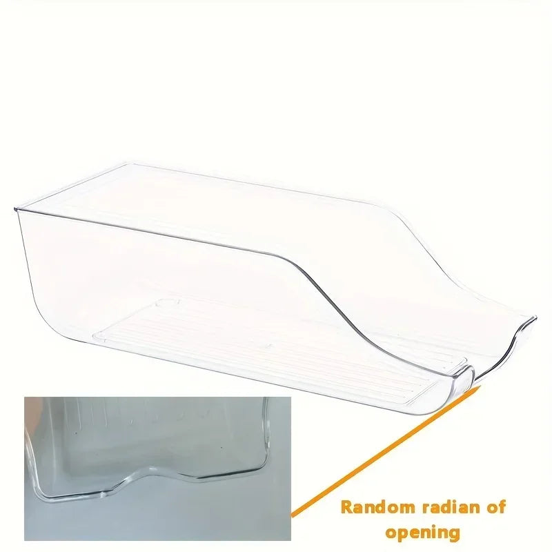 Refrigerator Organizer Bin – Auto Rolling Can Dispenser for Fridge & Pantry