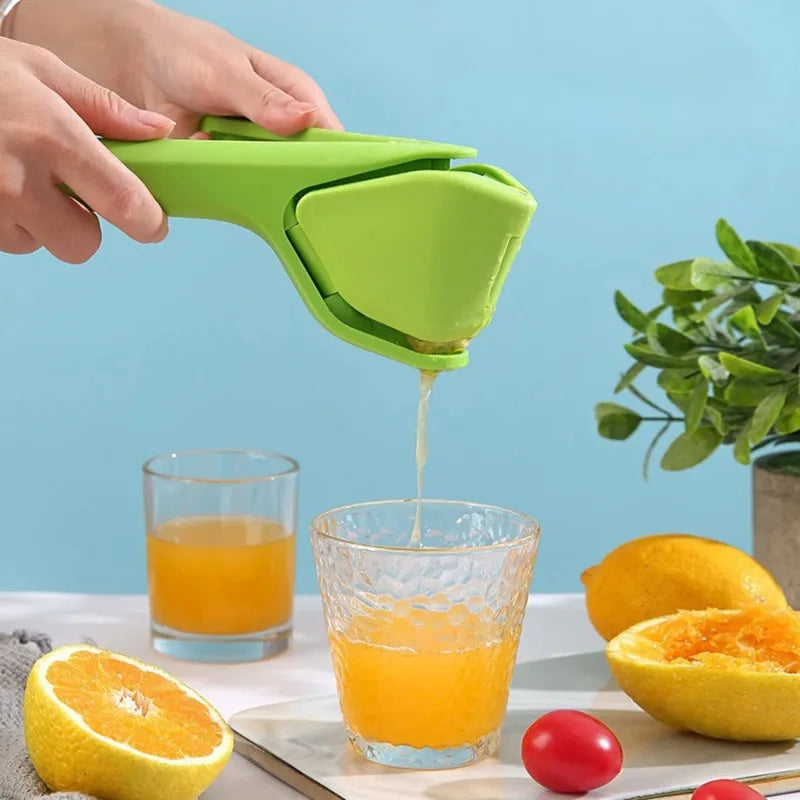 Lemon & Lime Squeezer with Built-In Strainer
