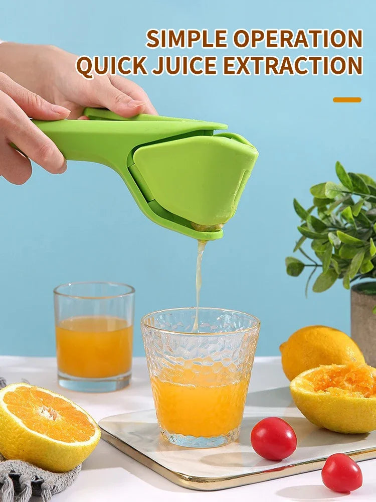 Lemon & Lime Squeezer with Built-In Strainer