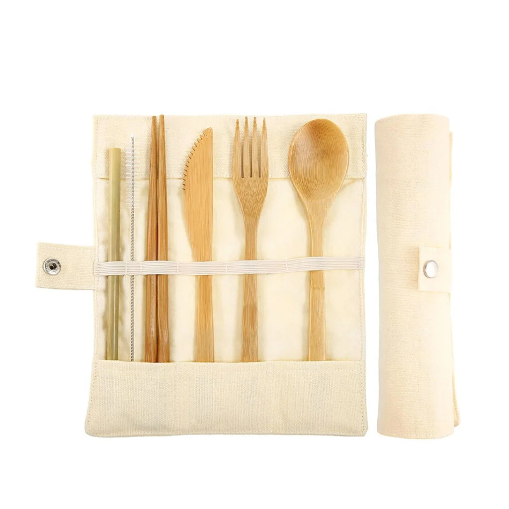 EcoCarry Bamboo Cutlery Set