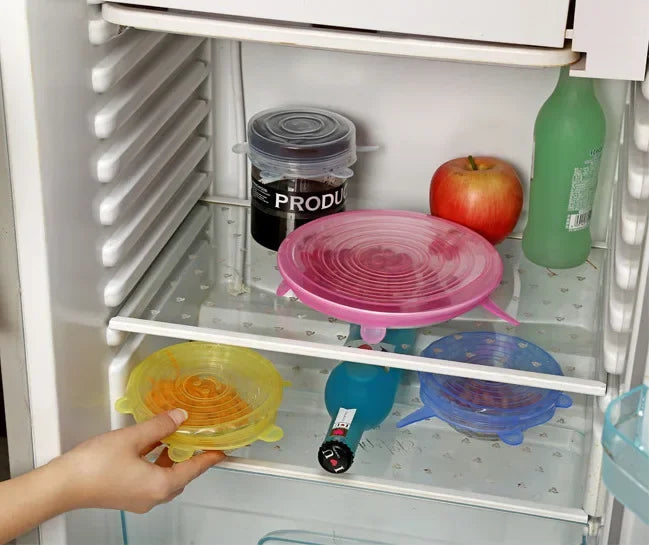 Silicone Stretch Lids – Reusable Universal Food Covers