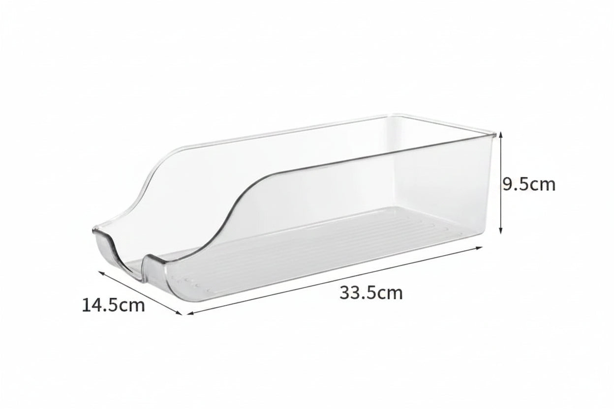 Can Organizer for Fridge & Pantry – Auto-Rolling Dispenser Bin