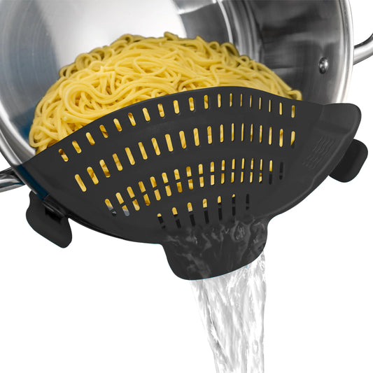 FlexDrain Clip-On Silicone Pot Strainer