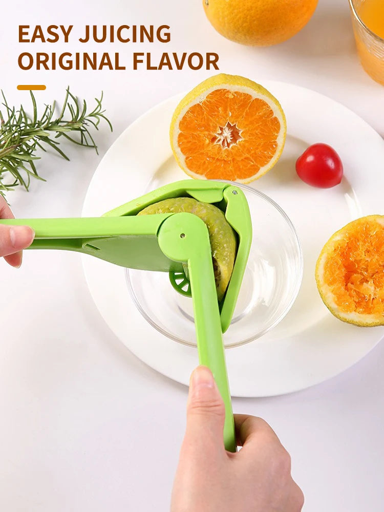 Lemon & Lime Squeezer with Built-In Strainer