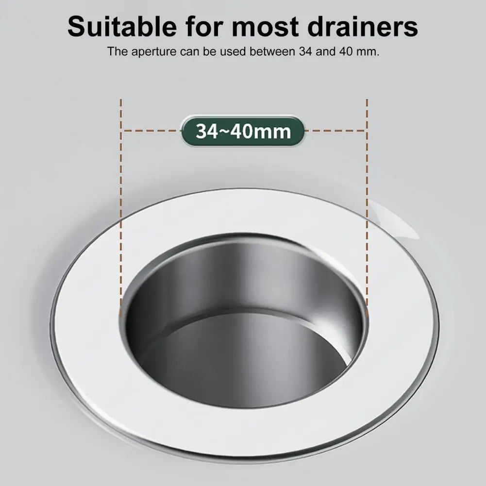 Rustless Stainless Steel Universal No-Clog Drain Stopper