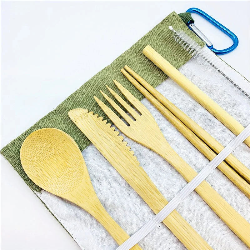 EcoCarry Bamboo Cutlery Set