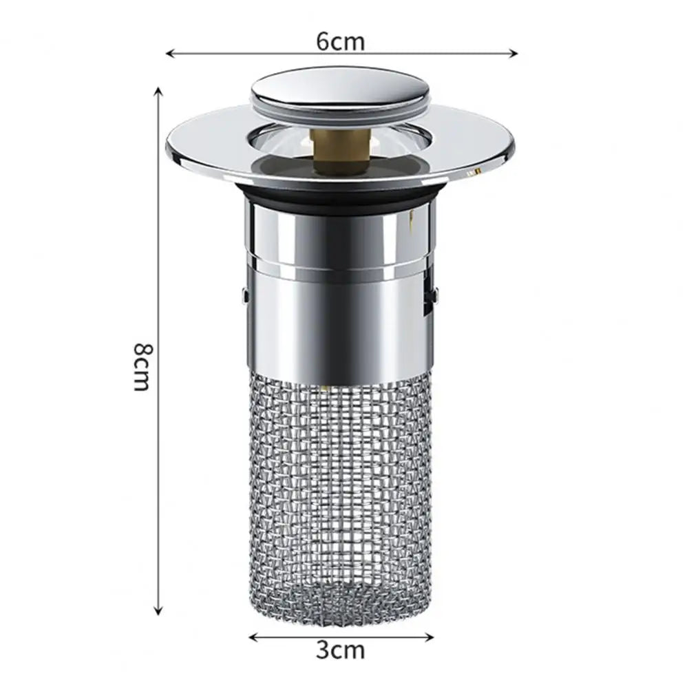 Rustless Stainless Steel Universal No-Clog Drain Stopper