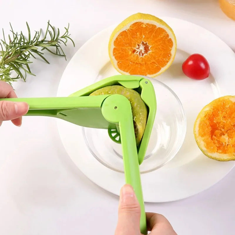 Lemon & Lime Squeezer with Built-In Strainer