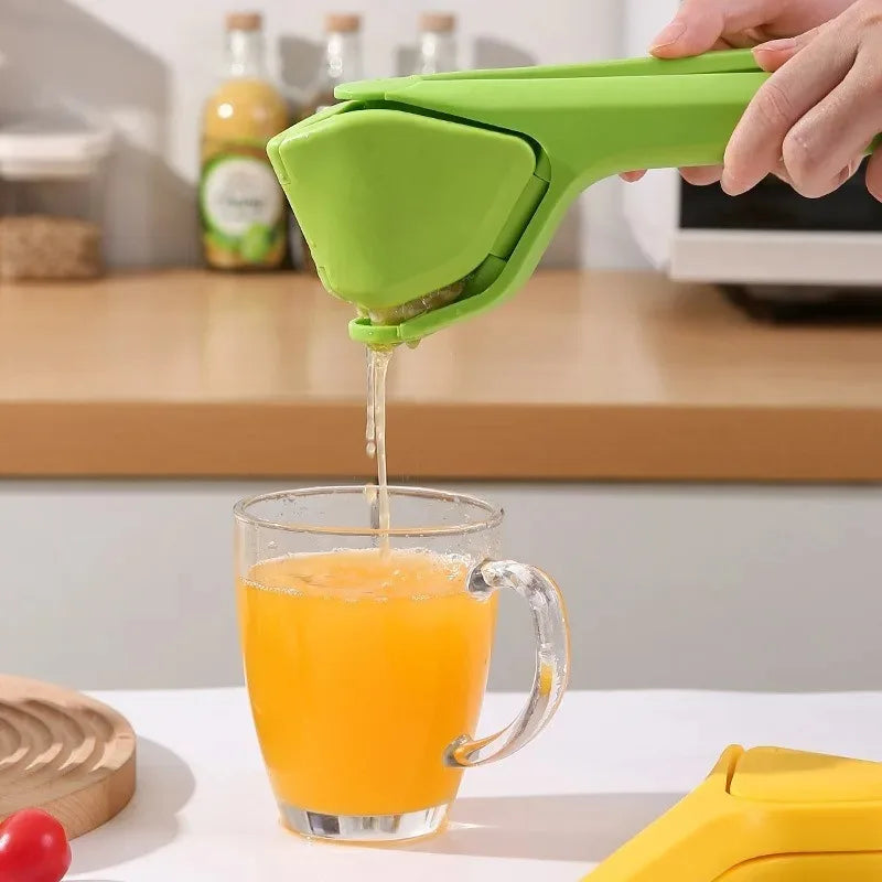Lemon & Lime Squeezer with Built-In Strainer