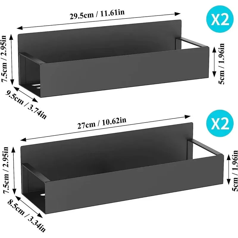 Magnetic Fridge Shelf Organizer — Space-Saving Kitchen Storage Rack