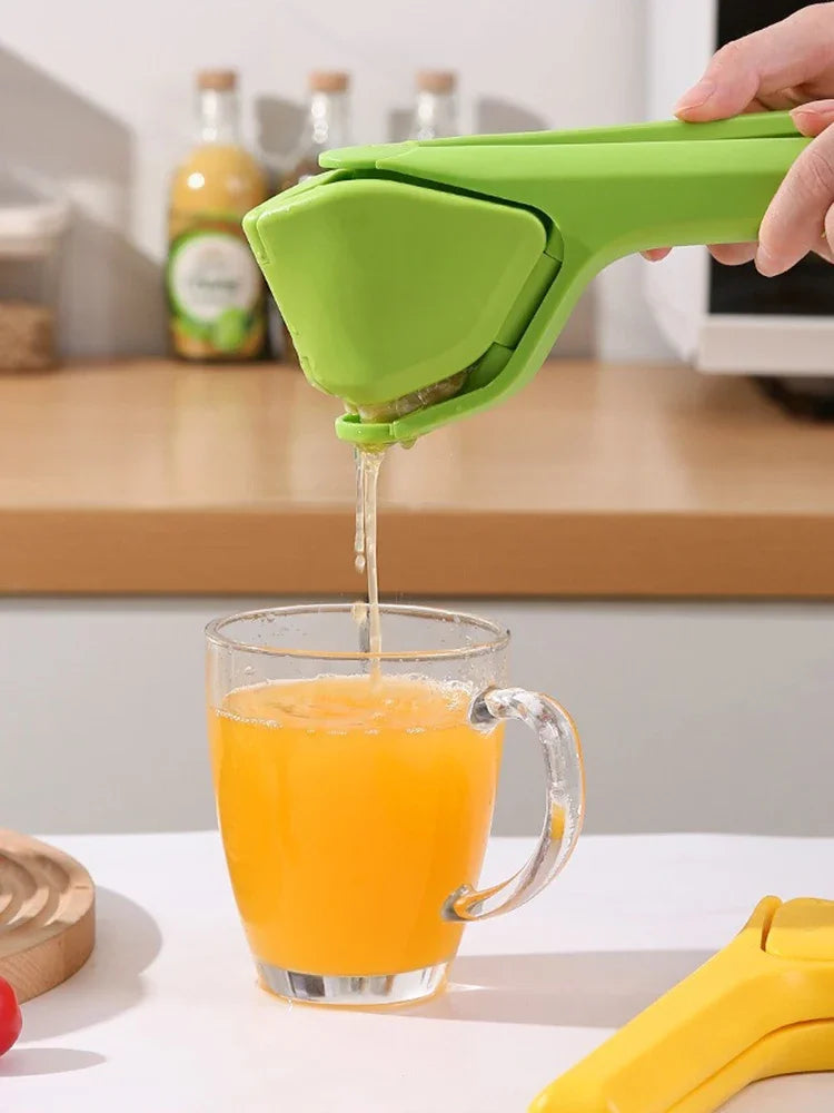 Lemon & Lime Squeezer with Built-In Strainer