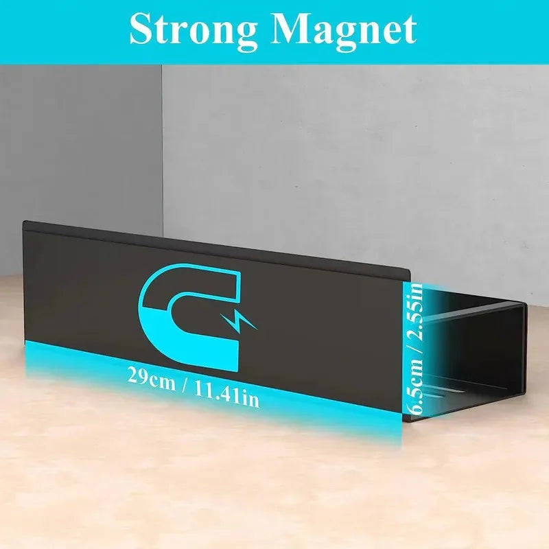 Magnetic Fridge Shelf Organizer — Space-Saving Kitchen Storage Rack
