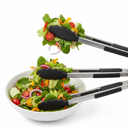 Silicone Food Tongs – Heat-Resistant Kitchen Clips